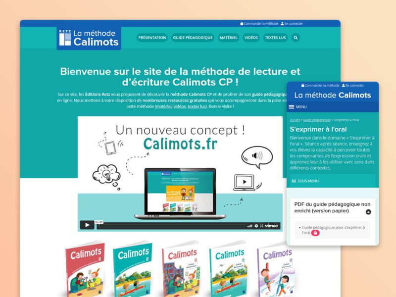 Site educatif Calimot