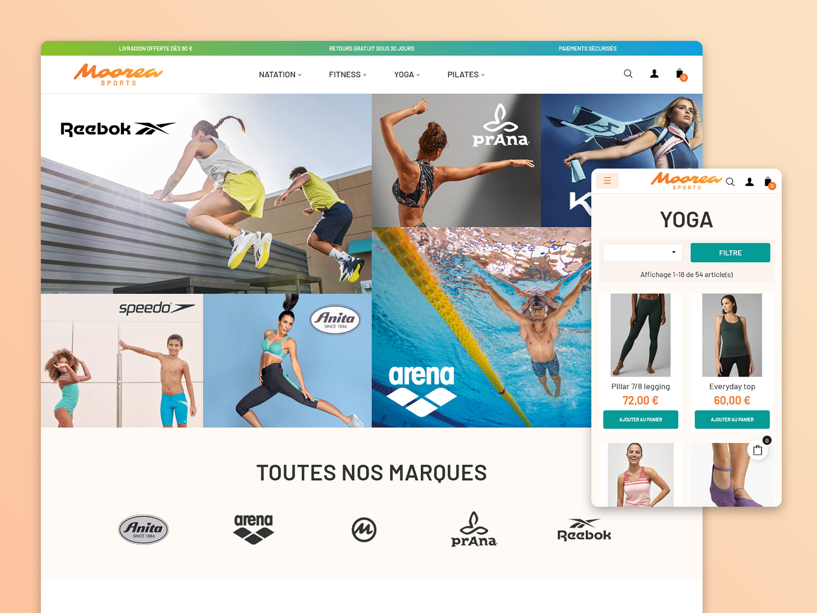 Création de site ecommerce Moorea