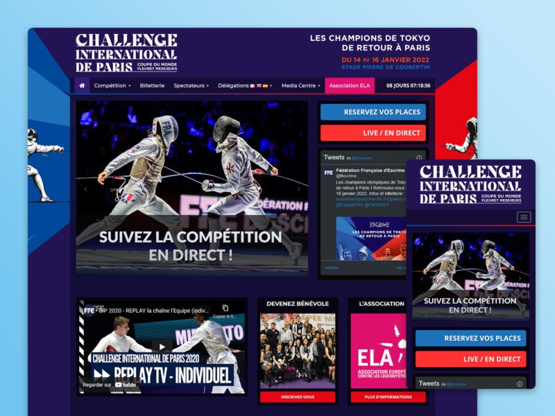 Site Challenge international de Paris