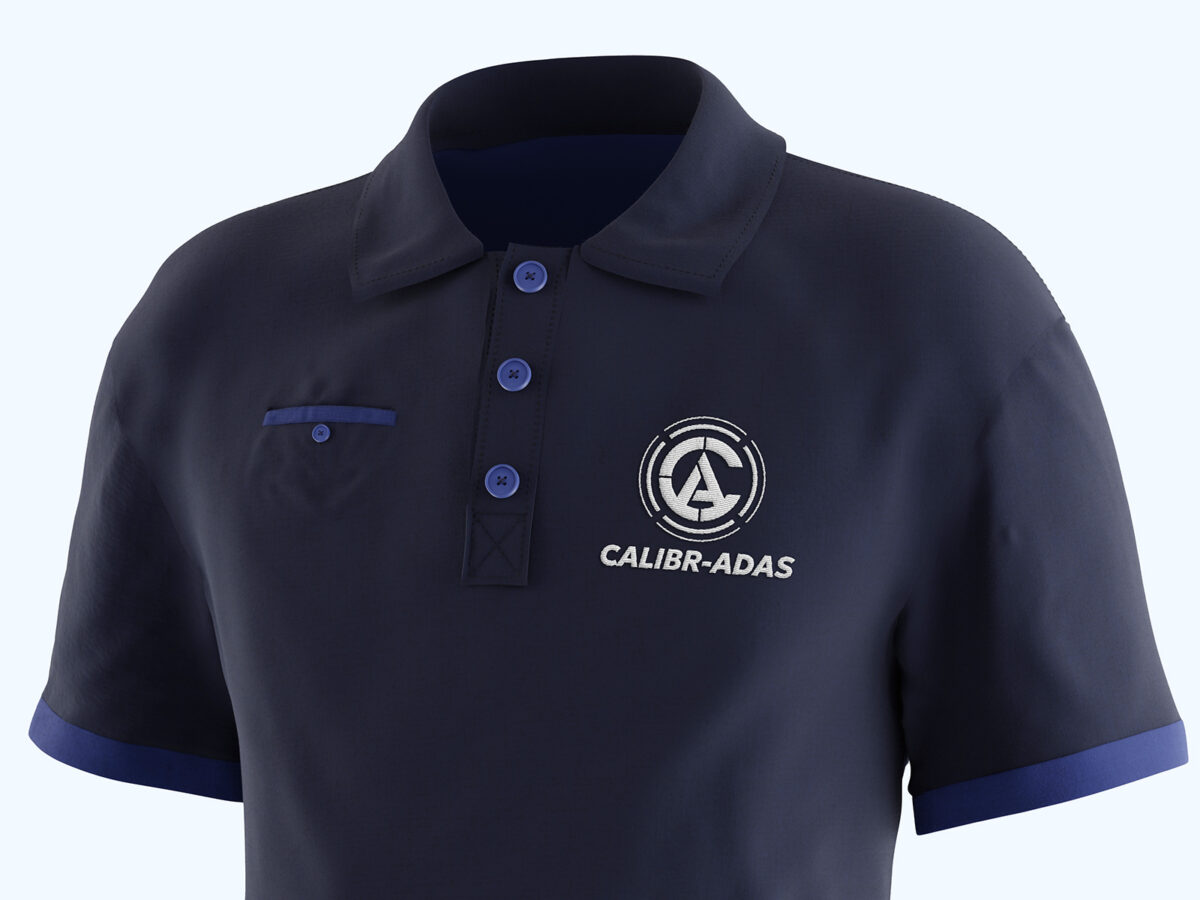 Logo Calibr-ADAS brodé sur polo